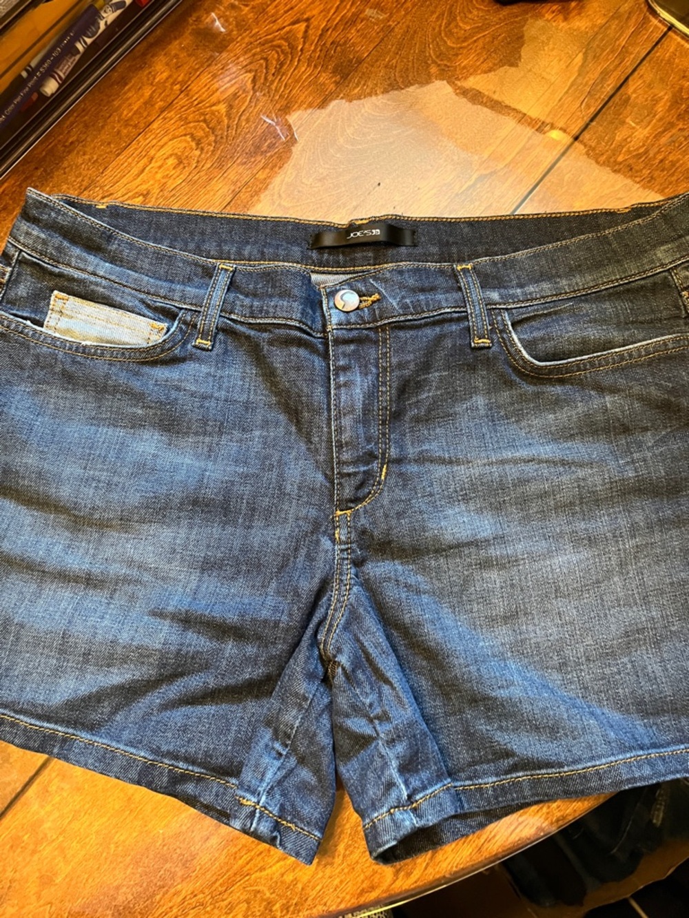 Joe's Jeans Women's Dark Blue Denim Jean Shorts